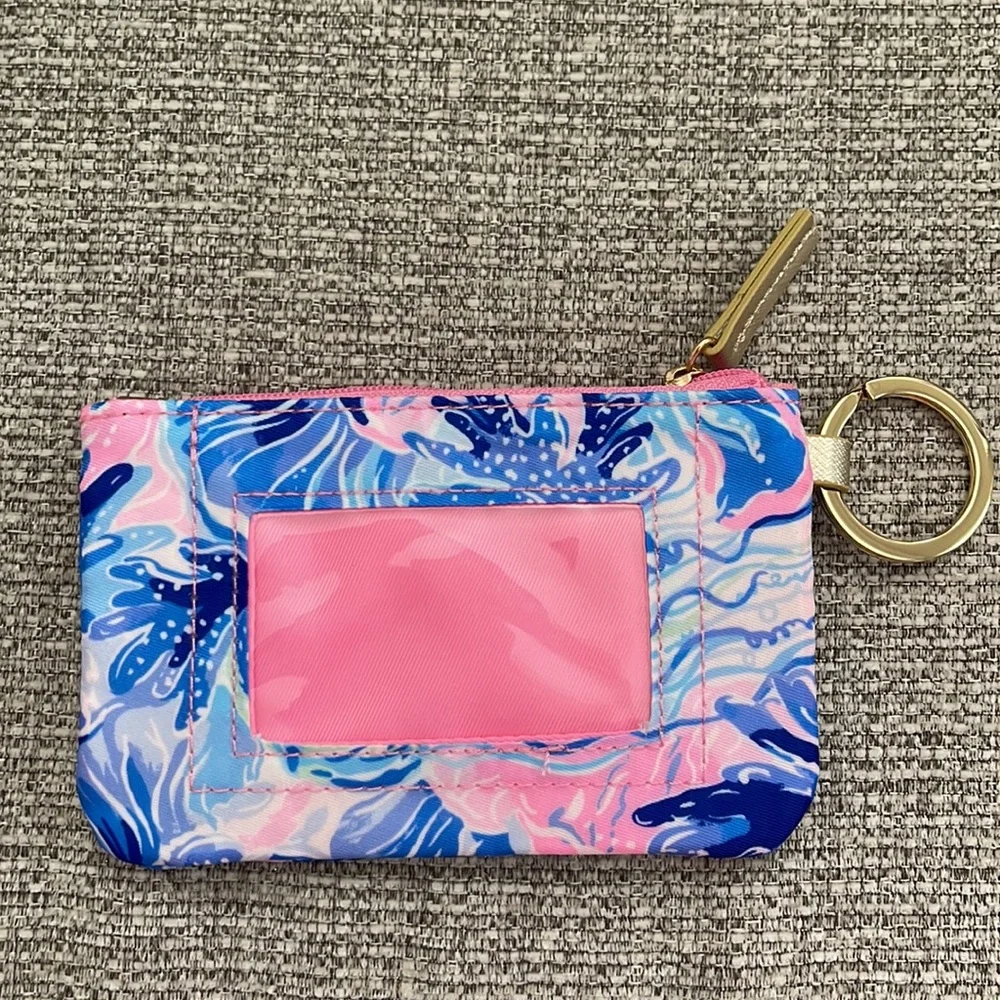 • Lilly Pulitzer • NWT • ID Case with Zipper & Key Ring - Picture 4 of 11